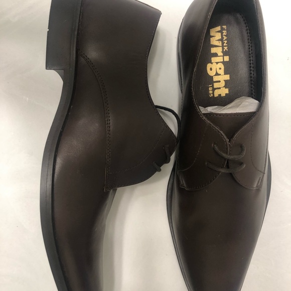 NEW - Frank Wright Derby shoe in Brown - Picture 1 of 5